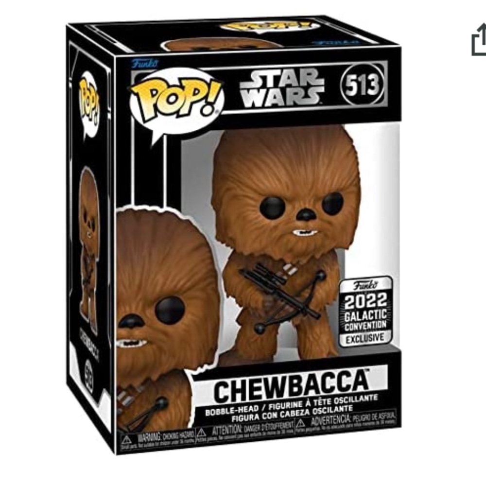 Retired Pop! Funko Star Wars Chewbacca 2022 Galactic Convention #513